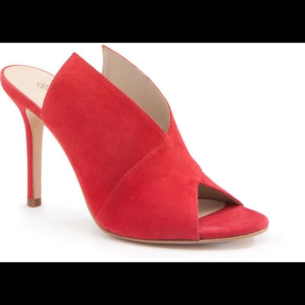 Trina Turk Suede Mule Heel